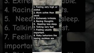 Bipolar disorder 8 symptoms of manic episode [upl. by Rubia]