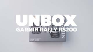 Unbox Garmin Rally RS200 Dualsensing Power Meter [upl. by Aihsia]