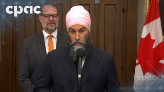 NDP Leader Jagmeet Singh speaks with reporters before question period – October 9 2024 [upl. by Charleen556]