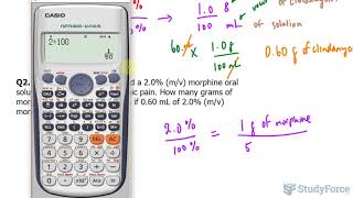 Using MassVolume Percent to Find Mass of Solute [upl. by Nikki]