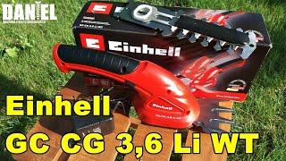 Einhell GC CG 36 Li WT Foarfeca de tuns iarba si arbusti cu acumulator [upl. by Antonia71]