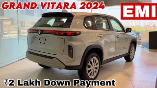 GRAND VITARA 2024 BASE MODEL SIGMA EMI Down payment Discount Updated in Detailed [upl. by Fatma]