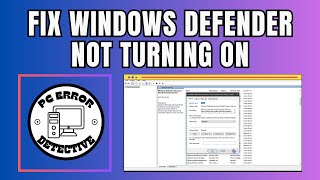 How to Fix Windows Defender Not Turning On [upl. by Inait]