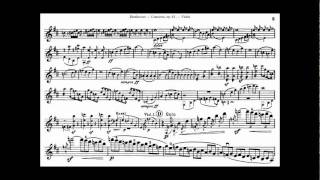 Beethoven L van mvt1 part1 violin concerto [upl. by Lemrej]