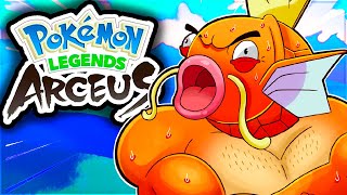 Can JUST ONE Magikarp Beat Pokemon Legends Arceus [upl. by Adnawahs]