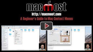 A Beginners Guide to Mac Context Menus 1548 [upl. by Dorrej]