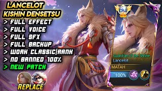 New Script Skin Lancelot Kishin Densetsu  Mobile Legends [upl. by Nivrehs631]