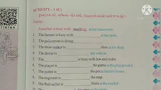 std 5 English unit 5 activity 1CDpart 2 by Ankita patel [upl. by Michelina]