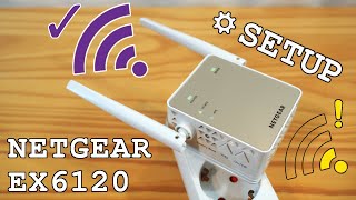 Netgear EX6120 WiFi extender dual band • Unboxing installation configuration and test [upl. by Selwin]