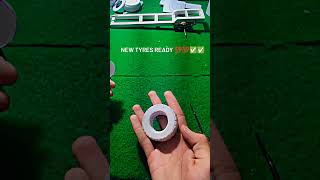 New tyres ready 💯✅✅automobile miniature diy new ajmodelmaker [upl. by Fortna713]