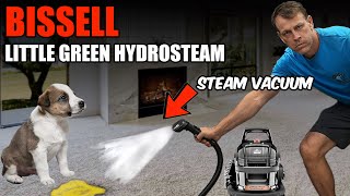 NEW amp IMPROVED BISSELL SPOT CLEANER  BISSELL Little Green HydroSteam PET Carpet Spot Cleaner [upl. by Hashimoto]