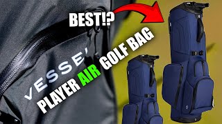 VESSEL Player Air Golf Bag Review 2024 Lightweight Stand Bag for Walking Golfers [upl. by Faletti]