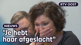 Ouders spreken moordenaar van dochter 27 toe in rechtbank  RTV Oost [upl. by Htebirol]