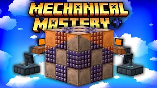 Minecraft Mechanical Mastery Plus  MINITURIZATION FIELD PROJECTOR 12 Modded Questing Skyblock [upl. by Maxma]