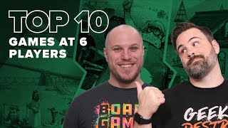 Top 10 Games at 6 Players  BGG Top 10 w The Brothers Murph [upl. by Inahteb416]