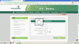 Hướng dẫn mở khoá thẻ VISA DEBIT của VIETCOMBANK [upl. by Allix]