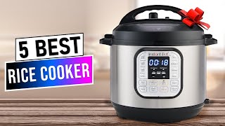 Best Rice Cookers 2024  The 5 Best Rice Cooker Review [upl. by Elitnahc]