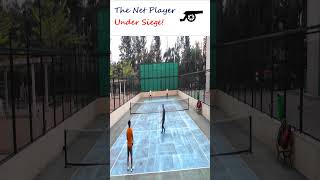 The Net Player Under Siege tennis tennishorts tennisreels reels netplayer [upl. by Hernandez]