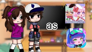 •Gravity falls reacciona a Dipper y Mabel es Random gacha tiktoks •🤩🌟 [upl. by Barina310]