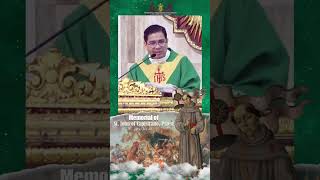 Salya sa Biyaya  FrJun Homily  QuiapoChurch Shorts Excerpt ShotVideo [upl. by Barbie]