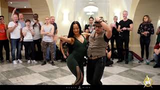 Luis and Weronika Bachata workshop at HSW by Dance Vida [upl. by Akinar]