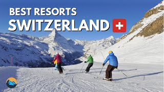 Top 10 Ski Resorts in Switzerland  202324 [upl. by Zink]