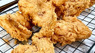 Crispy flavorful fried chicken…Don’t miss this recipe [upl. by Annyl956]