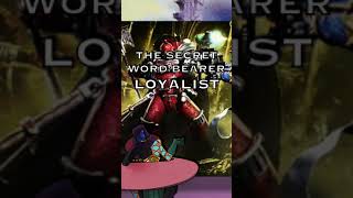 The Anchorite Loyalist Word Bearer  Warhammer 40K Lore short warhammerlore warhammer40k 40klore [upl. by Anilasor237]