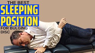 The BEST Sleeping Position For Bulging Disc Pain Leg Pain L4 L5 Disc Bulge  Dr Walter Salubro [upl. by Readus]