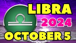 Libra ♎ 🤩 𝐁𝐈𝐆 𝐓𝐈𝐌𝐄 🤩Horoscope For Today October 5 2024  Tarot [upl. by Aspa669]