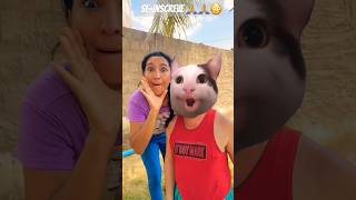 Gata comendo batata frita comedyvideos comedyshorts homor comedy shorts [upl. by Akibma]