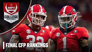 First look at the FINAL CFP rankings on Selection Sunday 👀  ESPN College Football [upl. by Aehsa]