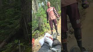 Penthrox Inhaler Broke my tib and fib at whistlerbikepark [upl. by Natka786]