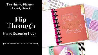 The Happy Planner  Home Extension Pack  Spring 2021 Release  Flip Through [upl. by Olaznog]