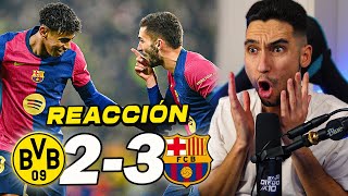 REACCIONES DE UN HINCHA al Borussia Dortmund vs Barcelona 23 NO ME LO CREO  ByDiegoX10 [upl. by Aniez908]