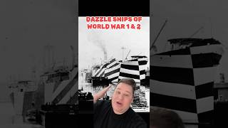 DAZZLE SHIPS IN WORLD WAR 2 amp 1 history usa navy ww2 wwii worldwar2 ww1 wwi worldwar1 ship [upl. by Levine]