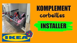 IKEA  Installer la Corbeille Komplement [upl. by Aikemehs]