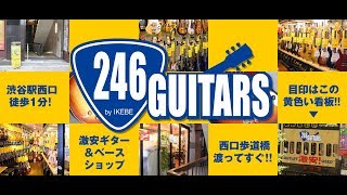 Ikebe Gakki 246 Guitars Shibuya Tokyo Japan  Used Guitar Shop Japan [upl. by Garson]