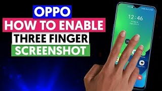 How to enable Three Finger Screenshot on Oppo Mobile Shorts Oppo [upl. by Selma423]