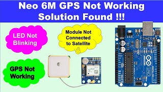 neo 6m gps not working  neo 6m gps module led not blinking  neo 6m gps not connecting to satellite [upl. by Asined941]