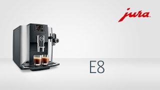 JURA E8  Kaffeevollautomat  Fully automatic coffee machine [upl. by Salinas]