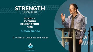 Keswick Portstewart 2024  Sunday Evening Celebration  Simon Genoe  A Vision of Jesus for the Weak [upl. by Yelhsa]