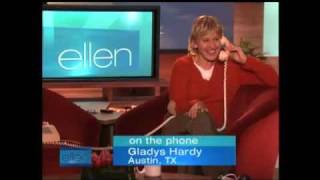 Ellen Degeneres  First Gladys Call [upl. by Ahseiyk]