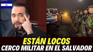 En El Salvador no se andan con vueltas Bukele despliega a los militares para capturar pandilleros [upl. by Tavy]