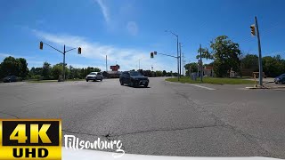 Driving around Tillsonburg Ontario Canada  Spring 2024  4K UHD [upl. by Aiuqenehs]