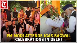 Delhi PM Narendra Modi attends Igas Bagwal celebration at BJP leader Anil Balunis residence [upl. by Uwkuhceki]