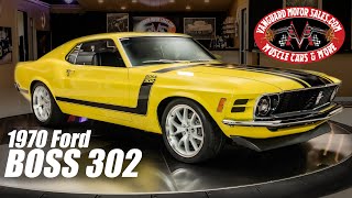 1970 Ford Mustang Boss 302 Restomod For Sale Vanguard Motor Sales 6900 [upl. by Arhaz]