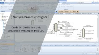 Crude Oil Distillation Unit Simulation with Aspen Plus CDU [upl. by Ereveniug]