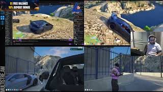 SOB vs Hades at Mirror Park Multiple live reactions  GTA NoPixel 40 [upl. by Sarette]