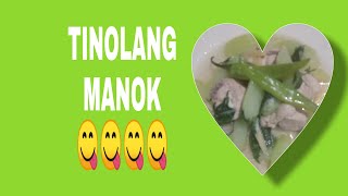 Tinolang manok recipe JenG vlog [upl. by Nortad]